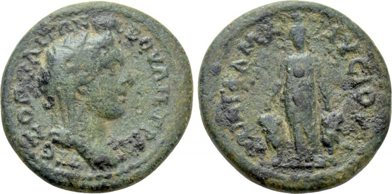 CARIA. Trapezopolis. Pseudo-autonomous. Time of Hadrian (117-138). Ae. Ti. Fla. ...