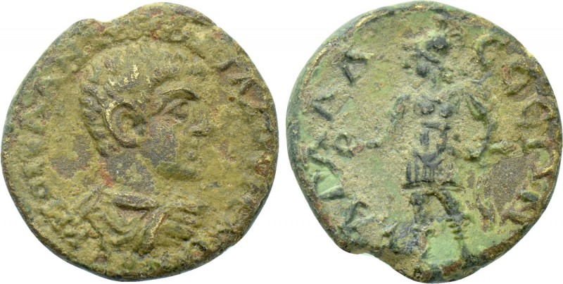 PISIDIA. Sagalassus. Diadumenian (Caesar, 217-218). Ae. 

Obv: Bareheaded, dra...