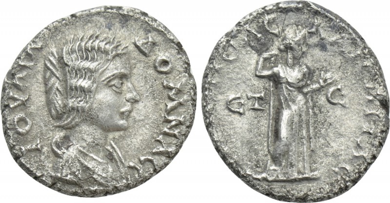 CAPPADOCIA. Caesarea. Julia Domna (Augusta, 193-217). Drachm. Dated RY 5 of Sept...