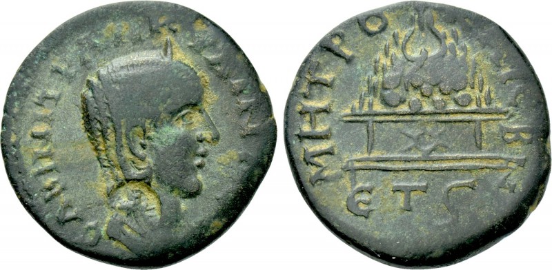 CAPPADOCIA. Caesarea. Tranquillina (Augusta, 241-244). Ae. Dated RY 6 of Gordian...