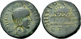CAPPADOCIA. Caesarea. Tranquillina (Augusta, 241-244). Ae. Dated RY 6 of Gordian III (242/3).