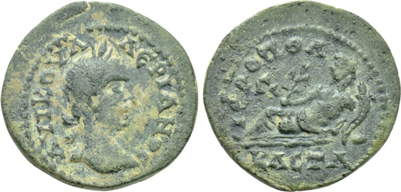 CILICIA. Hierapolis-Castabala. Valerian I (253-260). Ae. 

Obv: AVT K OVAΛЄPIA...