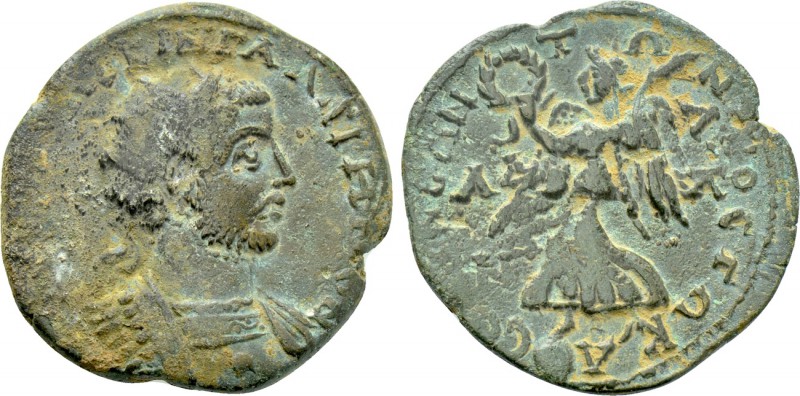 CILICIA. Seleucia ad Calycadnum. Gallienus (253-268). Ae. 

Obv: [...]ΛIKIN ΓA...