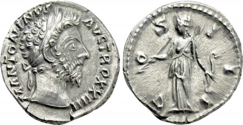 MARCUS AURELIUS (161-180). Denarius. Rome. 

Obv: M ANTONINVS AVG TR P XXIIII....