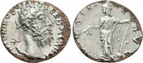COMMODUS (177-192). Fourrée Denarius. Contemporary imitation of Rome.