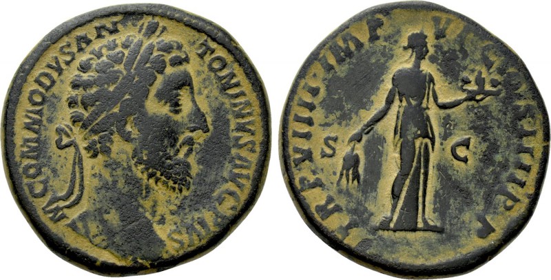 COMMODUS (177-192). Sestertius. Rome. 

Obv: M COMMODVS ANTONINVS AVG PIVS. 
...