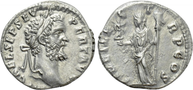 SEPTIMIUS SEVERUS (193-211). Denarius. Rome. 

Obv: IMP CAE L SEP SEV PERT AVG...