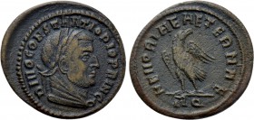 DIVUS CONSTANTIUS I (Died 306). Quarter Follis. Rome. Struck under Constantine I.