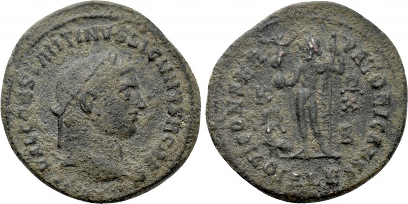 LICINIUS II (Caesar, 317-324). Follis. Alexandria. 

Obv: VAL CONSTANTINVS LIC...