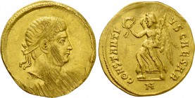 CONSTANTIUS II (Caesar, 324-337). GOLD Solidus. Nicomedia.