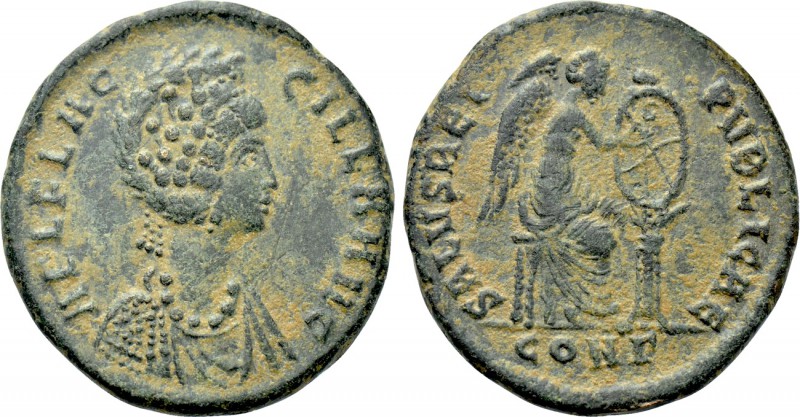 AELIA FLACCILLA (Augusta, 379-386/8). Ae. Constantinople. 

Obv: AEL FLACCILLA...