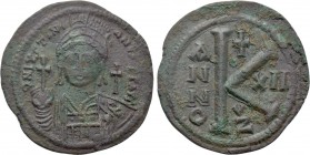 JUSTINIAN I (527-565). Half Follis. Cyzicus. Dated RY 12 (538/9).