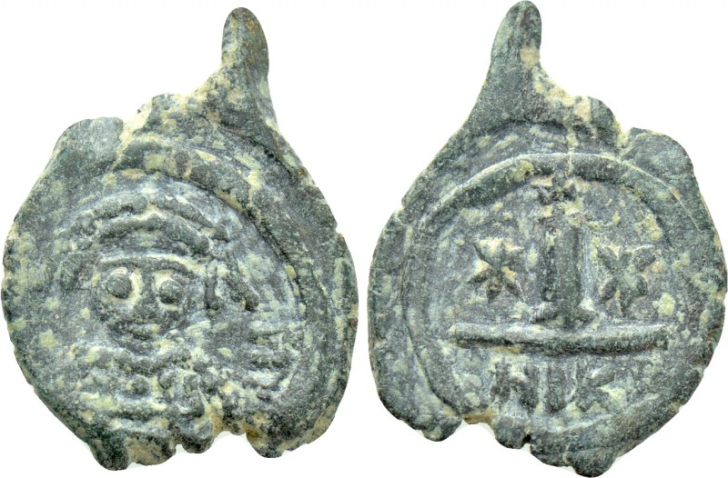 MAURICE TIBERIUS (582-602). Decanummium. Nicomedia. 

Obv: Crowned and cuirass...