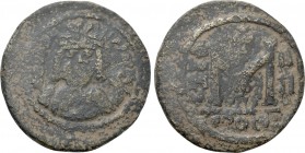 HERACLIUS (610-641). Follis. Jerusalem. Dated RY 4 (613/4).