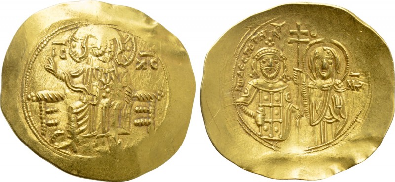 JOHN II COMNENUS (1118-1143). GOLD Hyperpyron. Thessalonica. 

Obv: IC - XC. ...