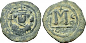 ISLAMIC. Time of the Rashidun. Pseudo-Byzantine (Circa 645-647). Fals. Uncertain mint. Imitating Constans II.