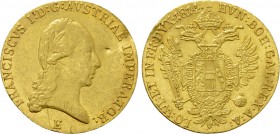 AUSTRIA. Franz I (1804-1835). GOLD Ducat (1814-E). Karlsburg.