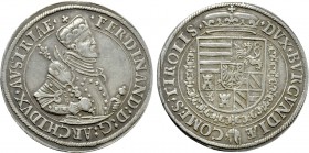 HOLY ROMAN EMPIRE. Ferdinand (Archduke, 1564-1595). Taler. Hall.