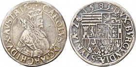 HOLY ROMAN EMPIRE. Karl (Archduke, 1564-1590). Reichstaler (1583). Graz.