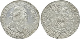HOLY ROMAN EMPIRE. Ferdinand III (1637-1657). Reichstaler (1654-KB). Kremnitz.