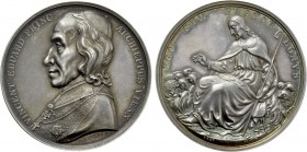 AUSTRIA. Vienna. Vinzenz Eduard Milde (1832-1853). Silver Medal (1846). By M. Mathes.