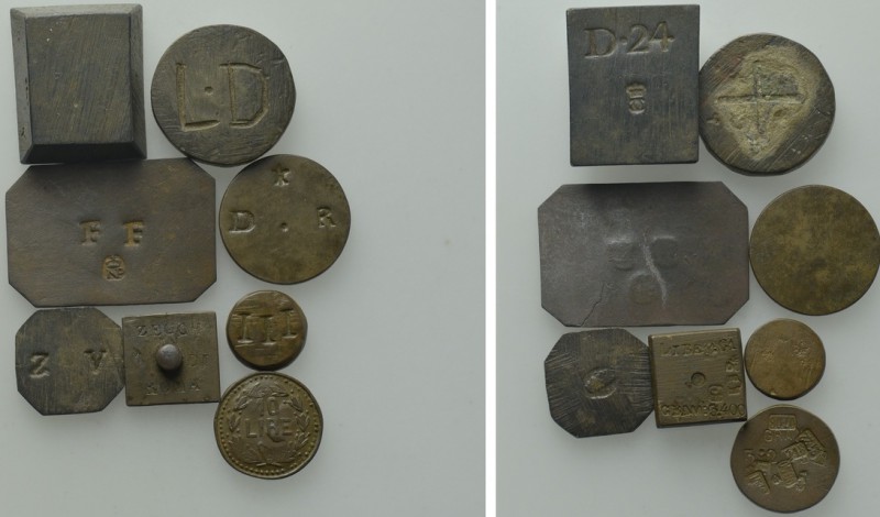 8 Coin Weights. 

Obv: .
Rev: .

. 

Condition: See picture.

Weight: g...