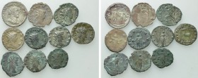 10 Antoniniani of Gallienus.