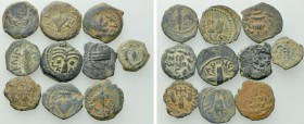 10 Coins of Judaea; all Different Types.