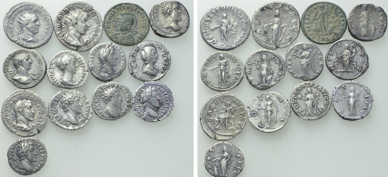 13 Roman Coins. 

Obv: .
Rev: .

. 

Condition: See picture.

Weight: g...