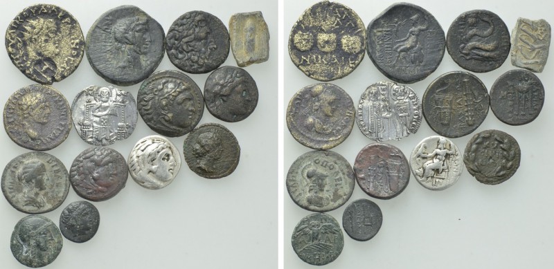 14 Coins. 

Obv: .
Rev: .

. 

Condition: See picture.

Weight: g.
 Di...