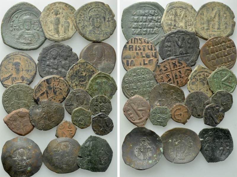 20 Byzantine Coins. 

Obv: .
Rev: .

. 

Condition: See picture.

Weigh...