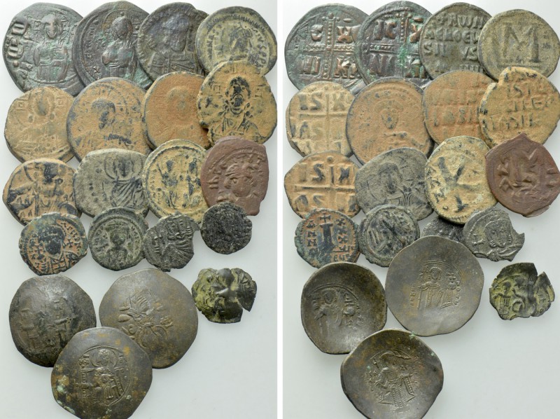20 Byzantine Coins. 

Obv: .
Rev: .

. 

Condition: See picture.

Weigh...