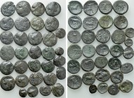 32 Greek Bronze Coins.
