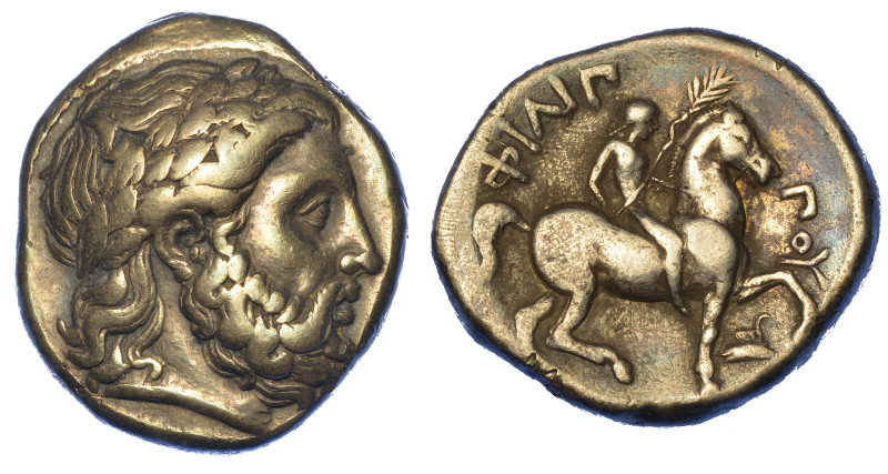 REGNO DI MACEDONIA. FILIPPO II, 359-336 a.C.

Tetradracma. Anfipoli.

Testa ...