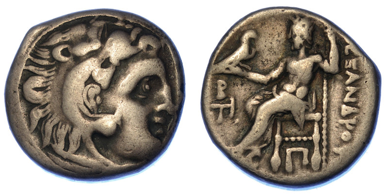 REGNO DI MACEDONIA. ALESSANDRO III MAGNO, 336-323 a.C.

Dracma. Colophon.

T...