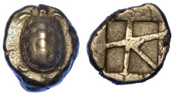ISOLE AL LARGO DELL'ATTICA - EGINA. Statere, 380 a.C.