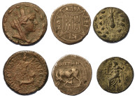 GRECIA. Lotto di tre monete.