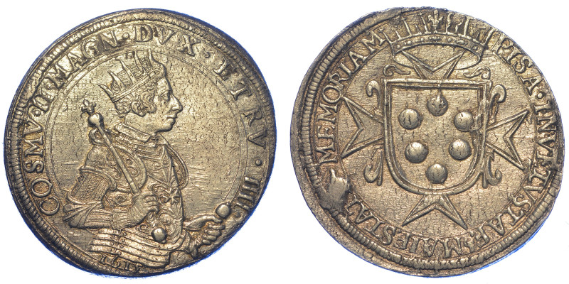 PISA. COSIMO II DE’ MEDICI, 1608-1620.

Tallero 1615.

Busto coronato a d. con s...