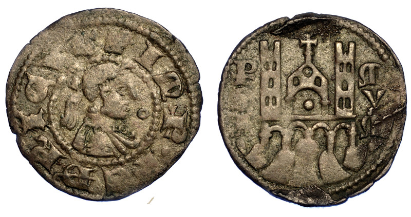 BERGAMO. COMUNE, A NOME DI FEDERICO II, 1194-1250.

Denaro planeto, anni 1282-12...