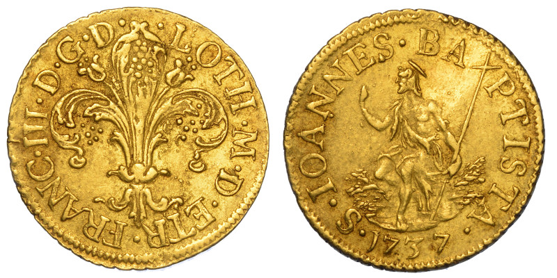 FIRENZE. FRANCESCO III DI LORENA, 1737-1765.

Fiorino 1737.

Giglio fiorentino. ...