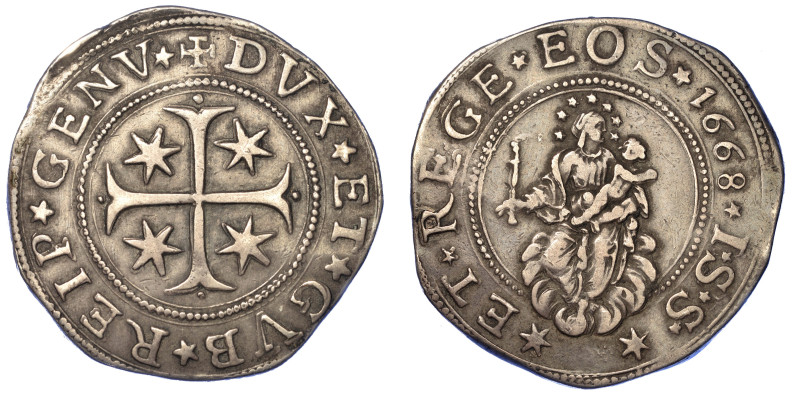 GENOVA. DOGI BIENNALI, 1528-1797. SERIE DELLA III FASE, 1637-1797.

Mezzo scudo ...