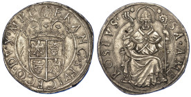 MILANO. FRANCESCO II SFORZA, 1521-1535. Testone.