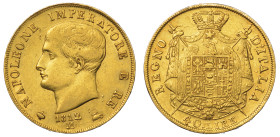 MILANO. NAPOLEONE I, 1805-1814. 40 Lire 1812 (I tipo, puntali aguzzi).