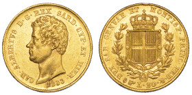 REGNO DI SARDEGNA. CARLO ALBERTO DI SAVOIA, 1831-1849. 20 Lire 1833. Torino.