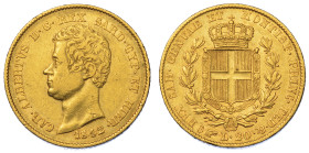 REGNO DI SARDEGNA. CARLO ALBERTO DI SAVOIA, 1831-1849. 20 Lire 1842. Torino.