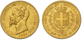 REGNO DI SARDEGNA. VITTORIO EMANUELE II DI SAVOIA, 1849-1861. 20 Lire 1859. Torino.