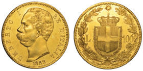 REGNO D'ITALIA. UMBERTO I DI SAVOIA, 1878-1900. 100 Lire 1882.