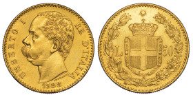 REGNO D'ITALIA. UMBERTO I DI SAVOIA, 1878-1900. 50 Lire 1888.