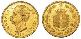 REGNO D'ITALIA. UMBERTO I DI SAVOIA, 1878-1900. 20 Lire 1885.
