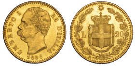 REGNO D’ITALIA. UMBERTO I DI SAVOIA, 1878-1900. 20 Lire 1886.